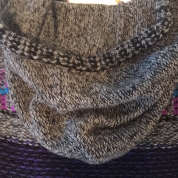 Free People hooded wool blend jacket with pockets. Lots of cool details. - Picture 5 of 6